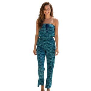 Like New Maurices Women's Strapless Jumpsuit - Size S - Navy